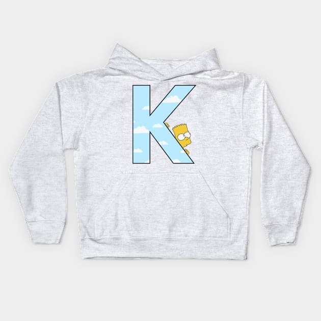 Simpsons letter Kids Hoodie by ZoeBaruch